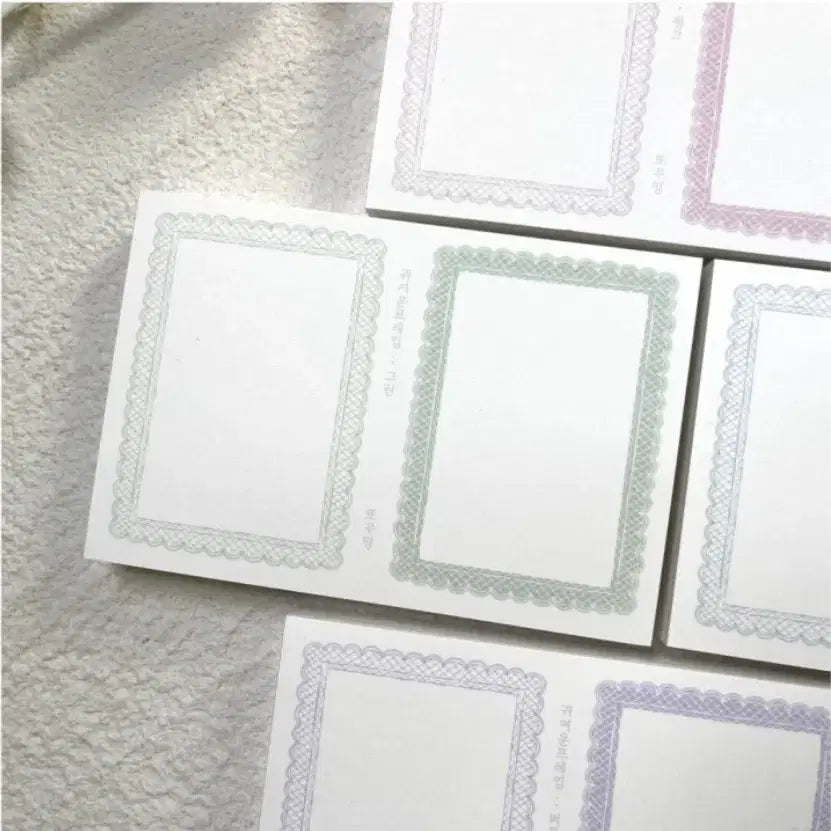 [BUNJANG] Ddokkoming Cute Rectangular Frame Set / #또꾸밍 #귀여운 직사각 프레임