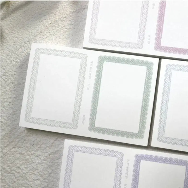 [BUNJANG] Ddokkoming Cute Rectangular Frame Set / #또꾸밍 #귀여운 직사각 프레임