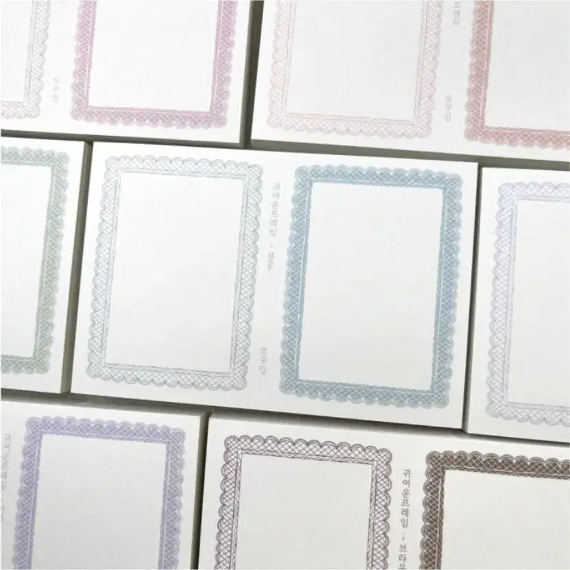 [BUNJANG] Ddokkoming Cute Rectangular Frame Set / #또꾸밍 #귀여운 직사각 프레임