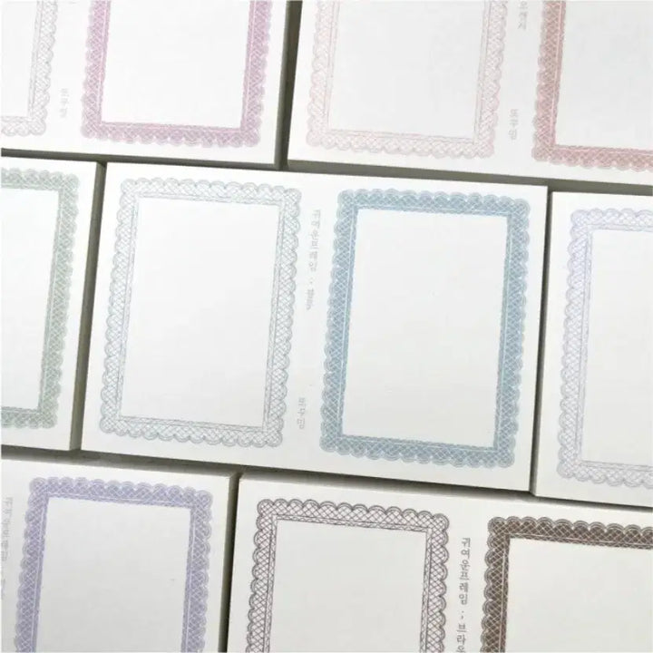 [BUNJANG] Ddokkoming Cute Rectangular Frame Set / #또꾸밍 #귀여운 직사각 프레임