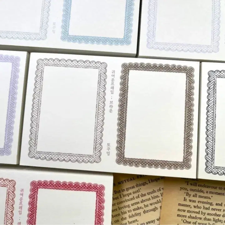 [BUNJANG] Ddokkoming Cute Rectangular Frame Set / #또꾸밍 #귀여운 직사각 프레임