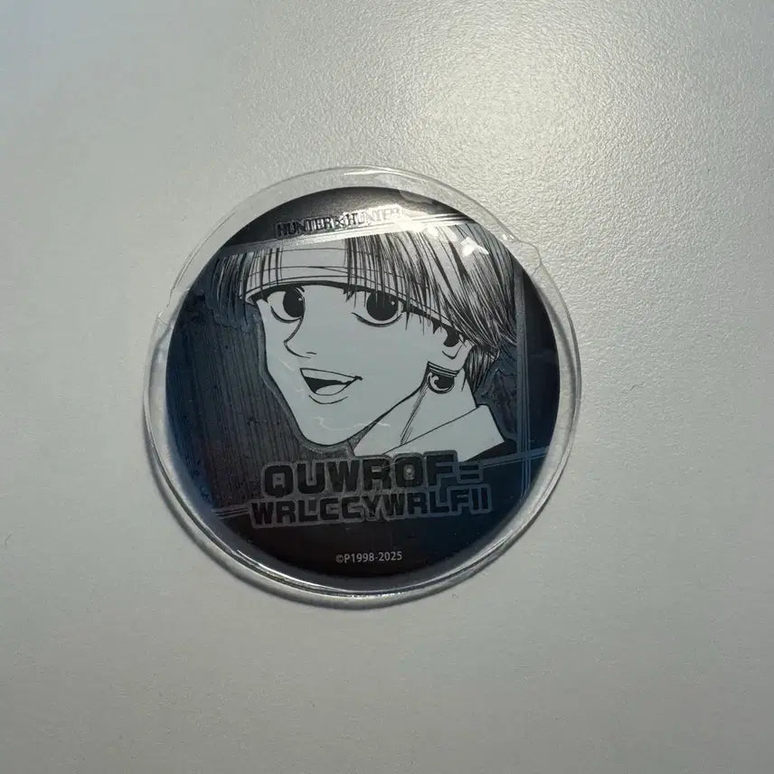 [BUNJANG] Hunter x Hunter Chrollo Illustration Can Badge / 헌터헌터 헌헌 클로로 원화 캔뱃지 양도