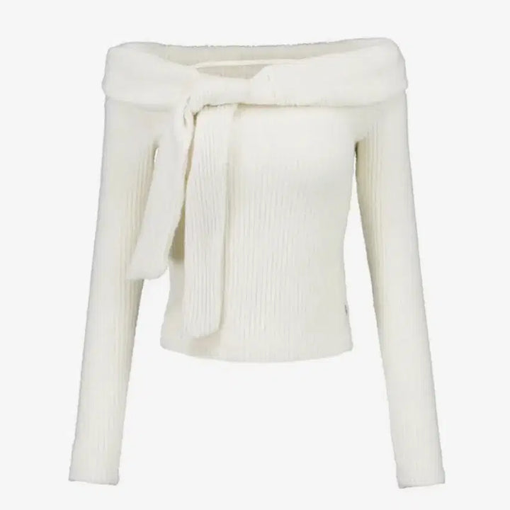 [BUNJANG] Forusring Hug Me Off-Shoulder Knit Ivory / Forusring 포어링 허그미 오프숄더 니트
