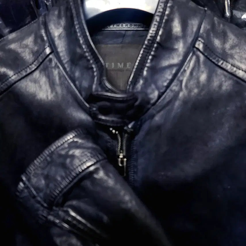 [BUNJANG] TIME HOMME Italian Lambskin Blouson Jacket / 타임옴므/TIME HOMME 메인 이태리 양가죽 블루종 자켓/100