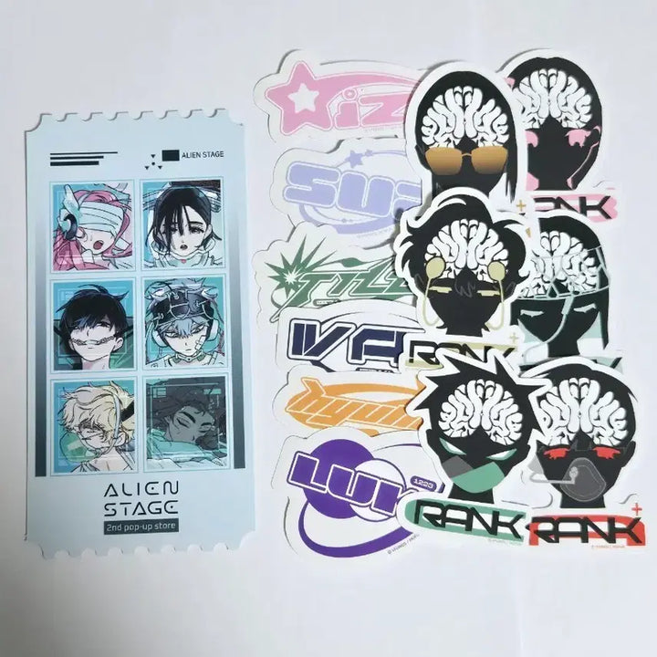 [BUNJANG] A.C.E Alien Stage Ivan, Til, Luca, Sua, Midzy Bundle Set / 에이스테 티켓 포카 스티커 일괄 에일리언스테이지 이반 틸 루카 수아 미지