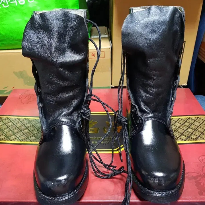 [BUNJANG] Military Combat Boots / 구형 봉합화 사병 전투화 군화 264W 11.0W 91년 판매