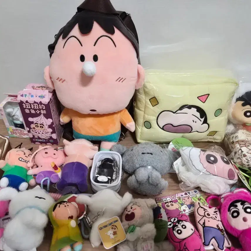 [BUNJANG] Crayon Shin-chan Bundle Set Keyring/Doll / 짱구탈덕합니다)파우치+인형+키링 등 25종 일괄 판매