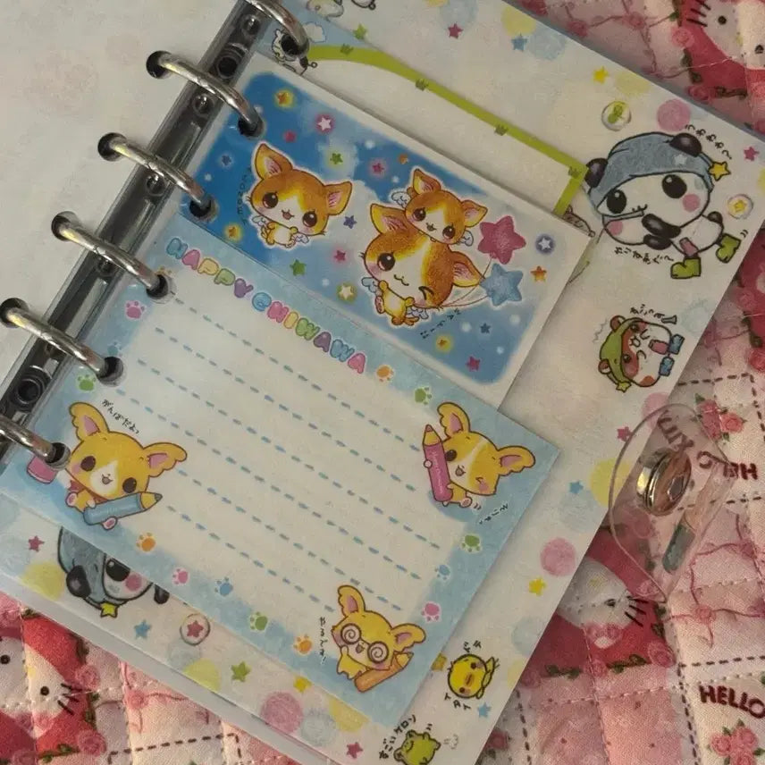 [BUNJANG] Retro Bubble Diary Set / 헤이세이 레트로 / 고전 다이어리 셋업 / 비눗방울 다이어리