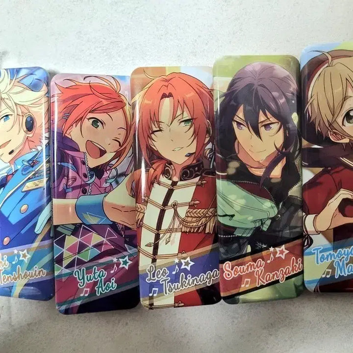 [BUNJANG] Ensemble Stars! Square Button Badges 7-Piece Bundle Set / 앙스타 사각 캔뱃지 7개 일괄