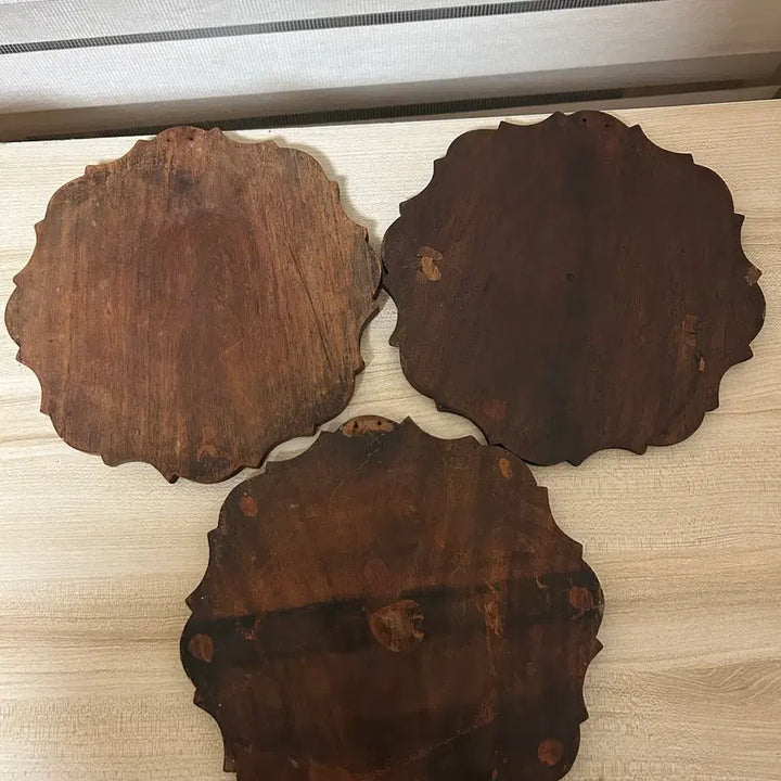 [BUNJANG] Antique Wooden Ornament Set / 고가구 고급문양 (총3개)