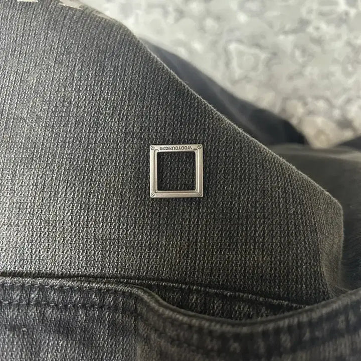 [BUNJANG] Wooyoungmi Denim Shirt Jacket - Black / [새상품 풀구성 26SS] 우영미 데님 셔츠 자켓 블랙 청자켓