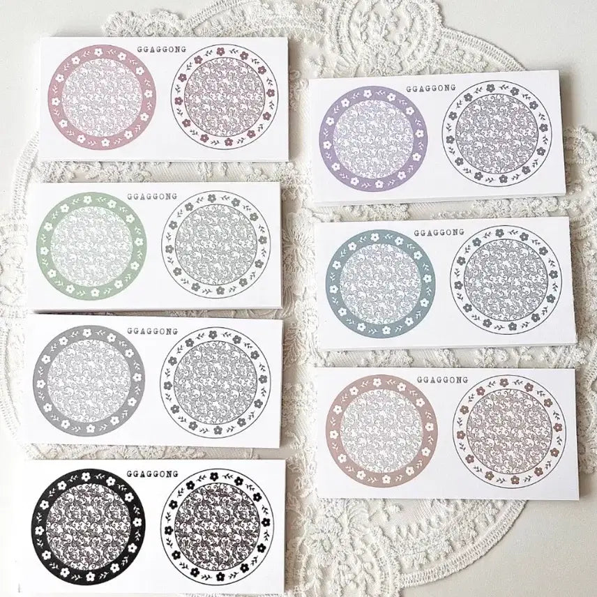 [BUNJANG] Wonho Flower Frame / #까꽁이 #원형 꽃 프레임