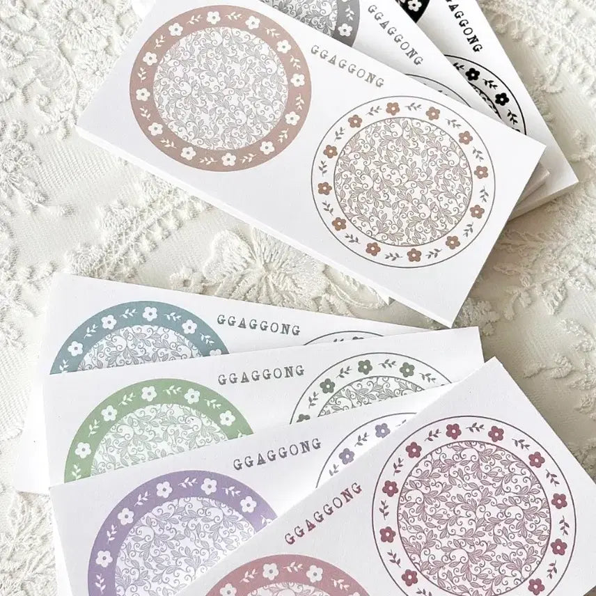 [BUNJANG] Wonho Flower Frame / #까꽁이 #원형 꽃 프레임