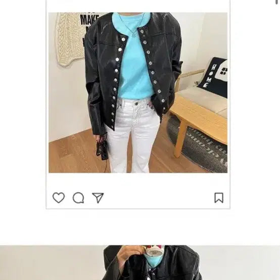 [BUNJANG] Gallery Dept. Short Sleeve T-shirt (Sky Blue) / 갤러리 뎁트 반팔 티셔츠 하늘색