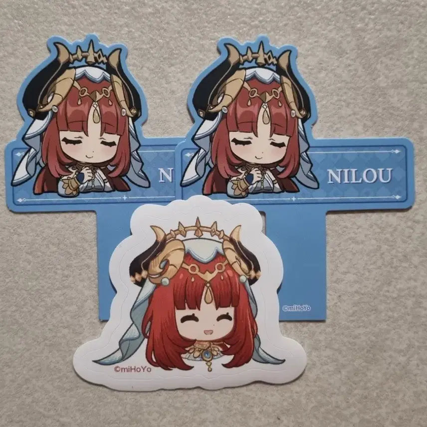 [BUNJANG] Genshin Nilou Lounge Food Pick Sticker Bundle Set / 원신 닐루 라운지 푸드픽 스티커 일괄