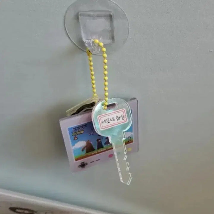 [BUNJANG] Cherry Blossom Hamin Keyring / 구해요)청춘블라썸 네모네 화실 열쇠 소망 하민 오리 팝업