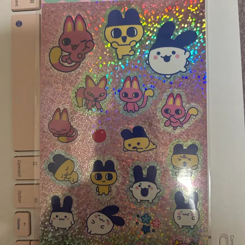 [BUNJANG] Tamagotchi Paradise Glitter Sticker / 다마고치 파라다이스 팝업 반짝반짝 스티커