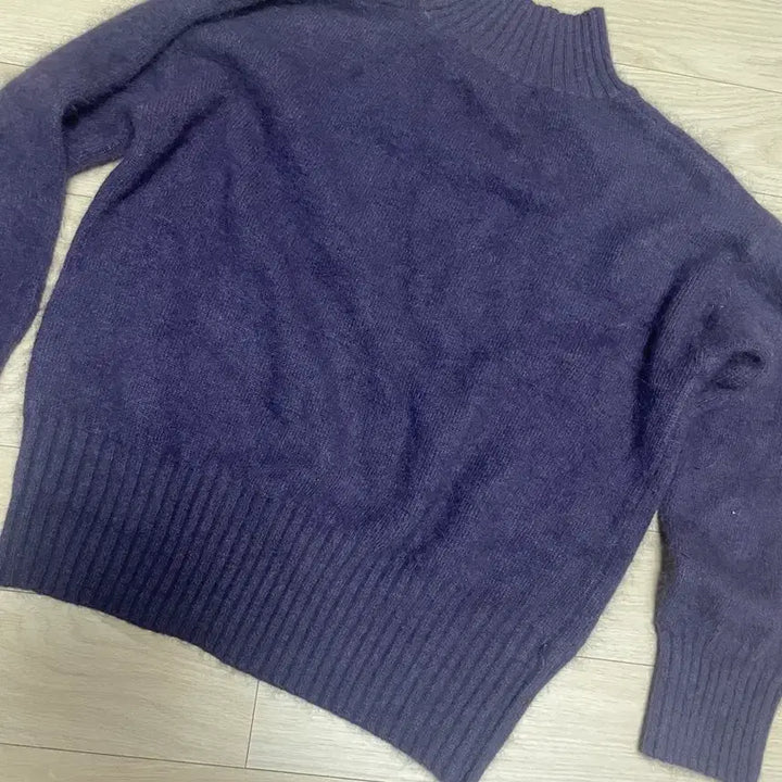 [BUNJANG] Deep Purple Angora Knit Sweater / 롯백구매 원가7만원 새것 딥퍼플 앙고라니트