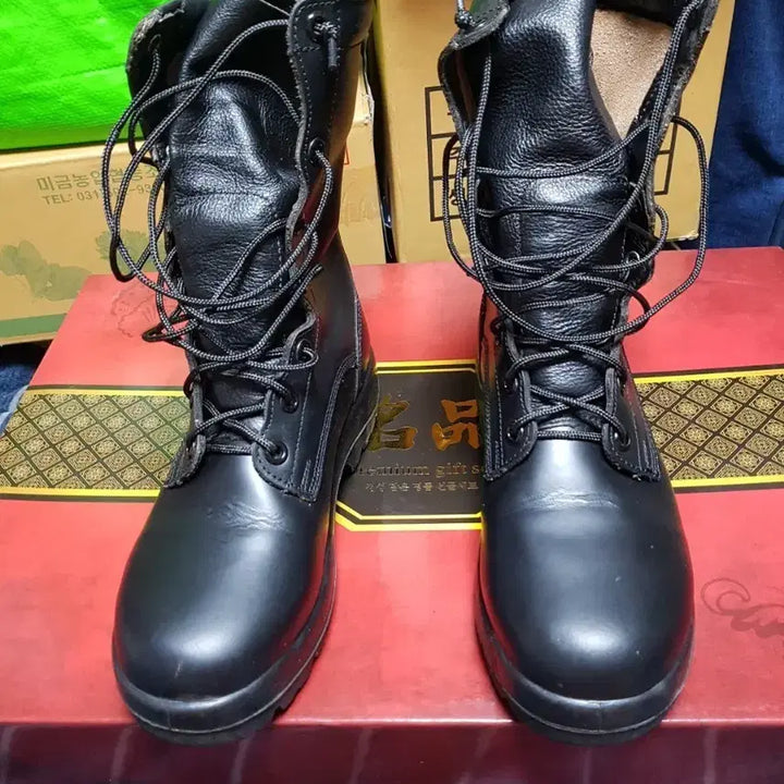 [BUNJANG] Military Combat Boots 255EE / 구형 경찰 보급 사출화 전투화 군화 255EE 판매