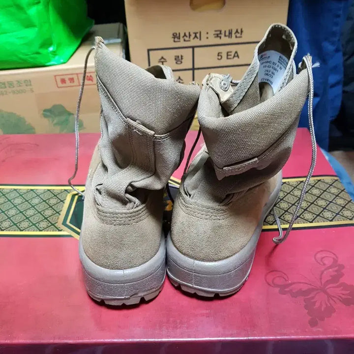 [BUNJANG] Belleville Summer Desert Combat Boots 7W / 베르빌 하계용 사막화 전투화 군화 7W 판매