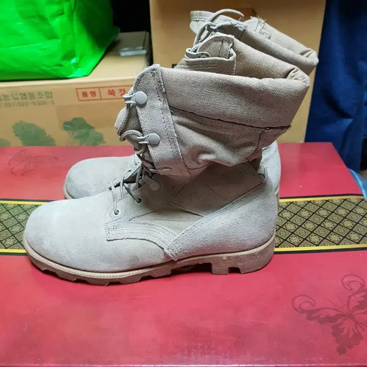 [BUNJANG] Combat Boots 7.5W / 웰코 하계용 사막화 전투화 군화 파나마솔 7.5W 판매