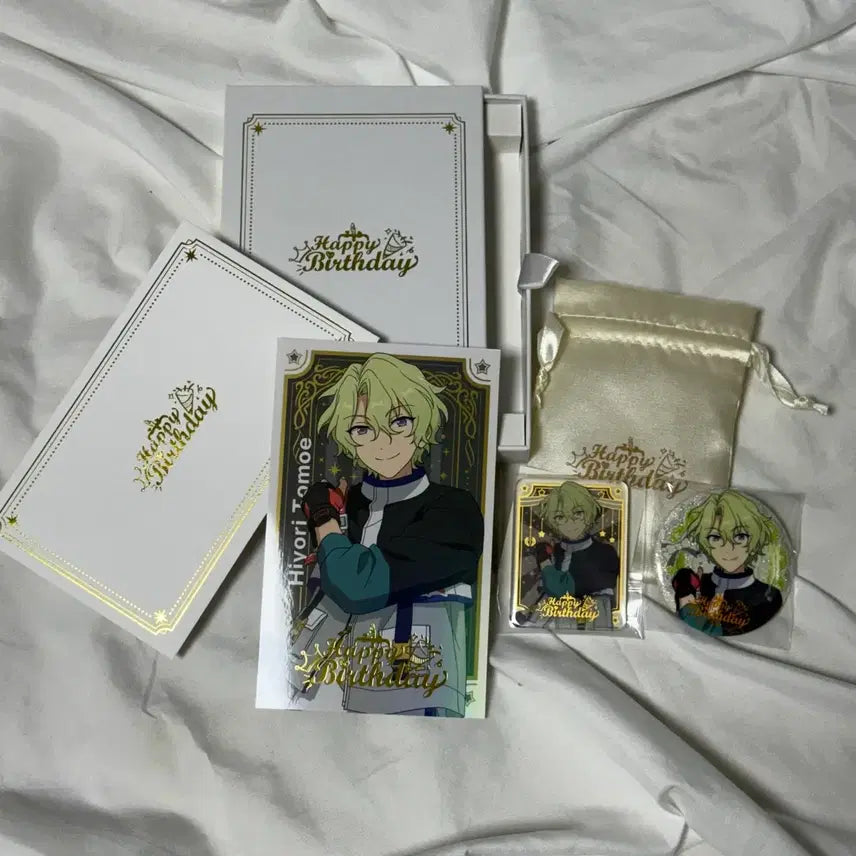 [BUNJANG] Ensemble Stars Tomoe Hiyori Birthday Goods Full Set / 앙스타 토모에 히요리 생일굿즈
