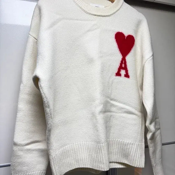 [BUNJANG] BTS Intarsia Big Heart Logo Knit M / 아미 인타르시아 빅하트 로고 니트 M