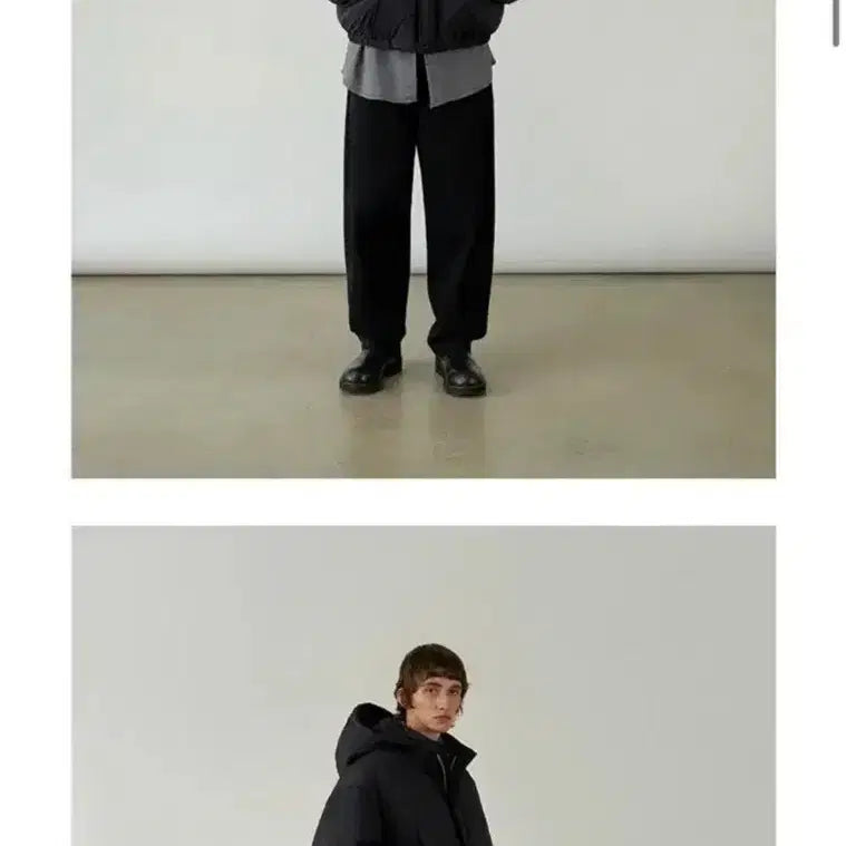 [BUNJANG] Unspecified Group Down Hooded Padded Jacket L / 덕 다운 후드 패딩 L 자켓