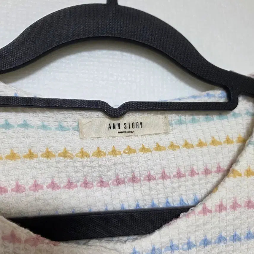 [BUNJANG] 파스텔 컬러 짜임 세미 크롭 가디건 / 파스텔 컬러 짜임 세미 크롭 가디건