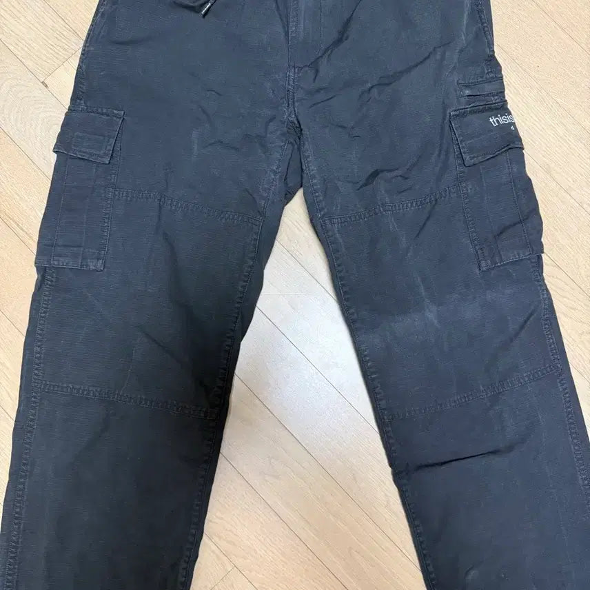 [BUNJANG] thisisneverthat Black Cargo Pants / 디스이즈네버댓 블랙 카고 바지
