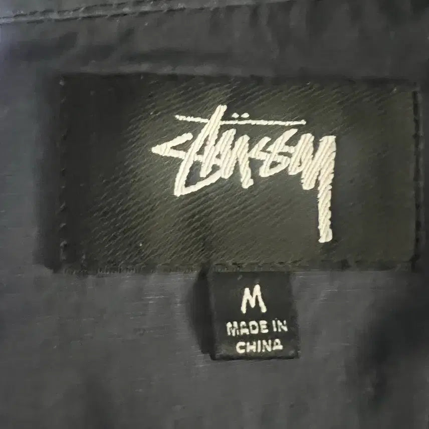 [BUNJANG] Stussy Wave Dye Beach Shell Jacket Navy M / 스투시 웨이브 다이 비치 쉘 자켓 네이비 M