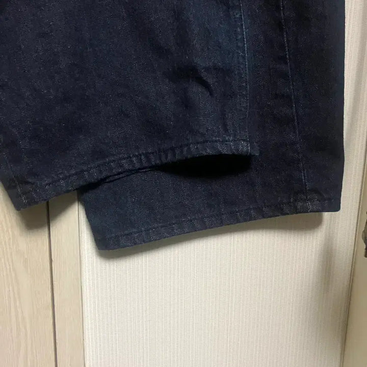 [BUNJANG] Hatching Room Indigo Wide Curve Jeans / 해칭룸 와이드 커브진 인디고 1사이즈