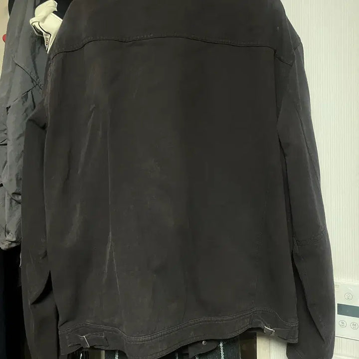 [BUNJANG] Polytelu Trucker Jacket Purple Charcoal / 폴리테루 트러커 자켓 퍼플차콜 3사이즈