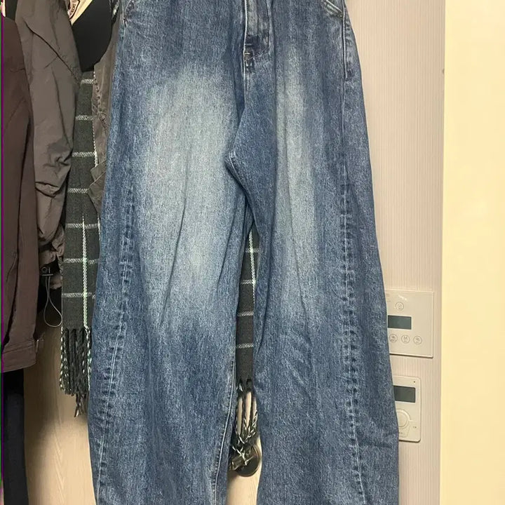 [BUNJANG] Hatching Room Wide Curve Jeans / 해칭룸 와이드 커브진 1사이즈
