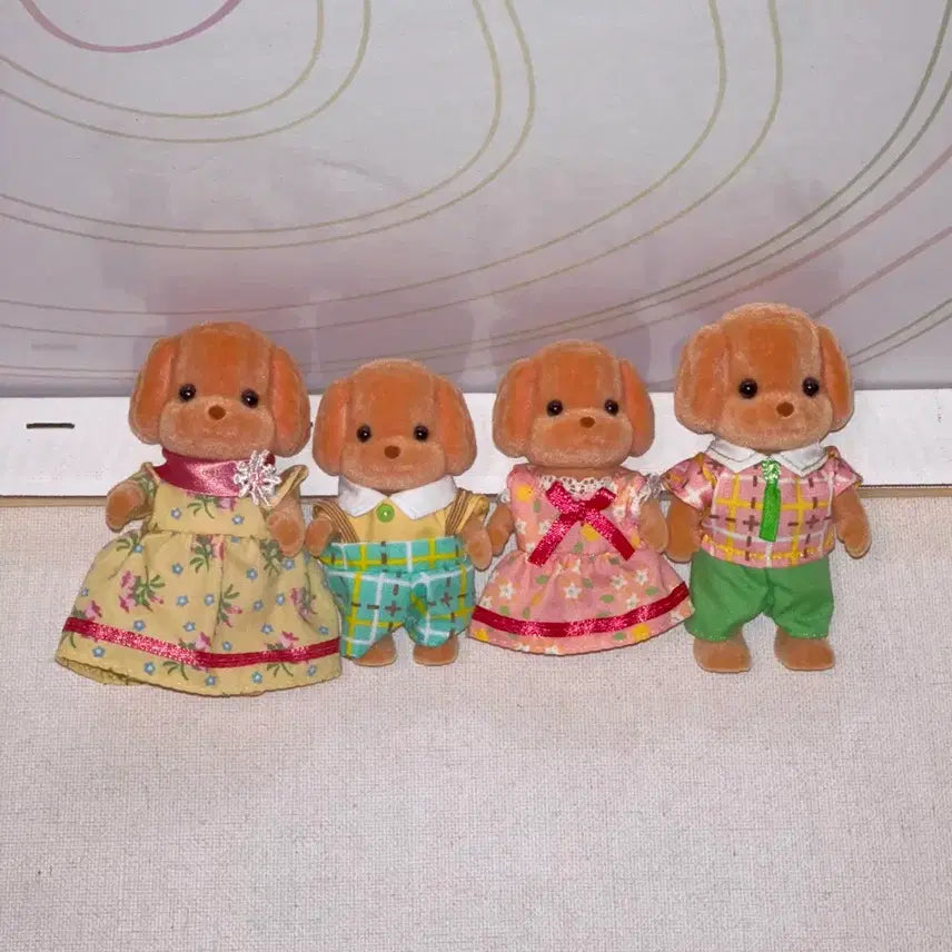 [BUNJANG] Sylvanian Families Toy Poodle Family Set / 실바니안 토이푸들 강아지 가족