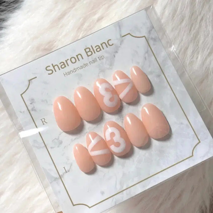 [BUNJANG] Sharon Blanc Custom Nail Tips / [주문제작] <3 괄호 하트 네일팁 / 14종 쉐입