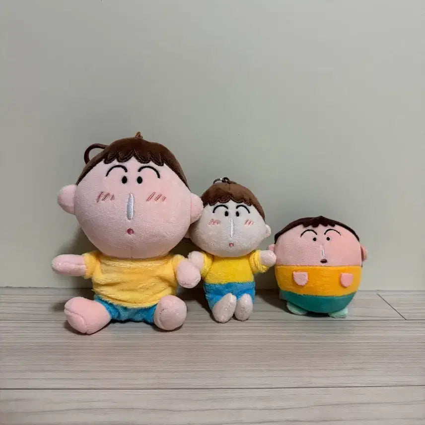 [BUNJANG] Crayon Shin-chan Menggu and Shin-chan Keyring Bundle Set / [일괄] 크레용신짱 짱구 맹구 인형 키링 세트