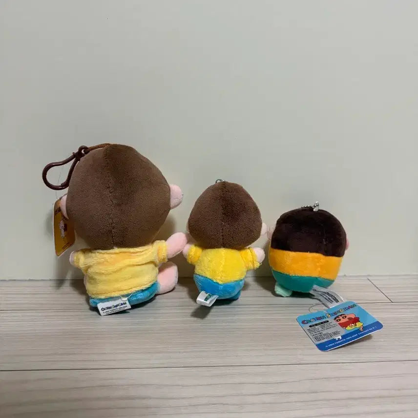 [BUNJANG] Crayon Shin-chan Menggu and Shin-chan Keyring Bundle Set / [일괄] 크레용신짱 짱구 맹구 인형 키링 세트