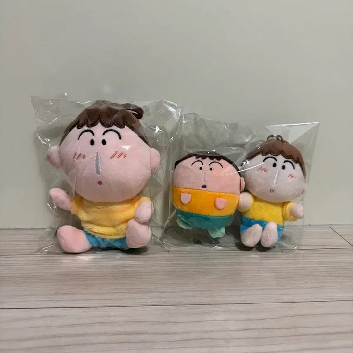 [BUNJANG] Crayon Shin-chan Menggu and Shin-chan Keyring Bundle Set / [일괄] 크레용신짱 짱구 맹구 인형 키링 세트