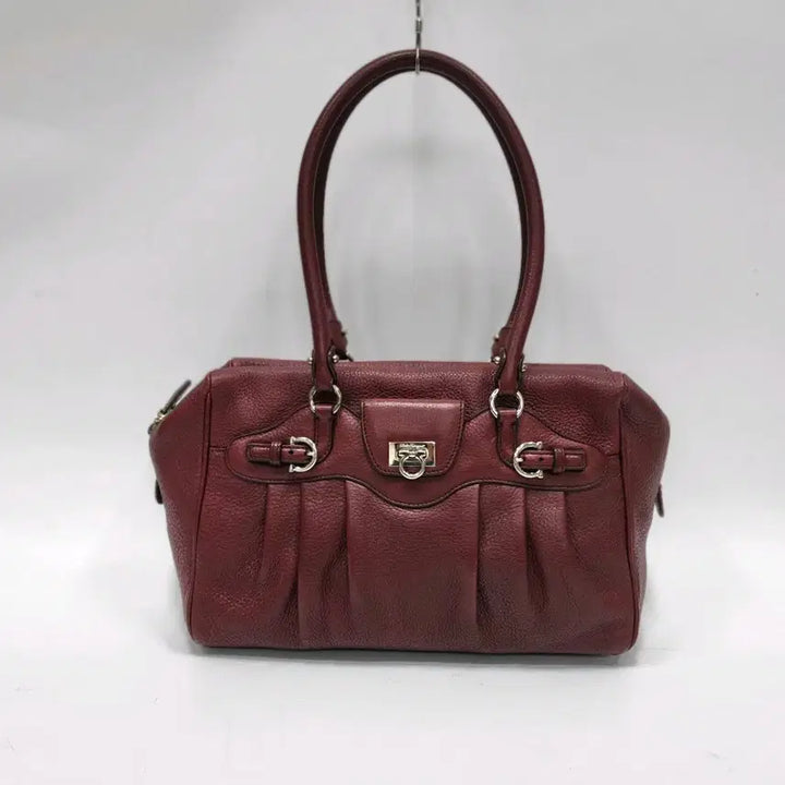[BUNJANG] Salvatore Ferragamo Gancini Leather Shoulder Bag / 정품 페라가모 간치니 가죽 숄더백