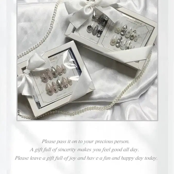 [BUNJANG] Sharon Blanc Nail Tip Set (3 Colors, 14 Shapes) / *할인가* 원컬러 3종 세트 네일팁 / 14종 쉐입 / 71종 컬러