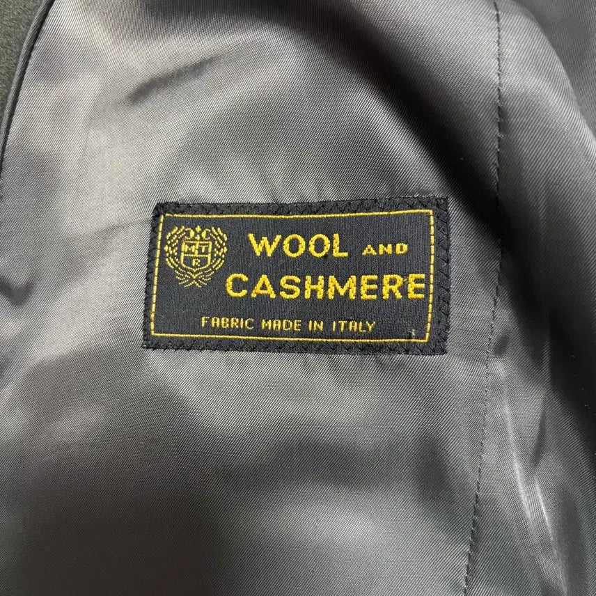 [BUNJANG] ANDZ Wool Cashmere Double Coat (Khaki/105) / 앤드지 울 캐시미어 더블 코트 (카키색/105)