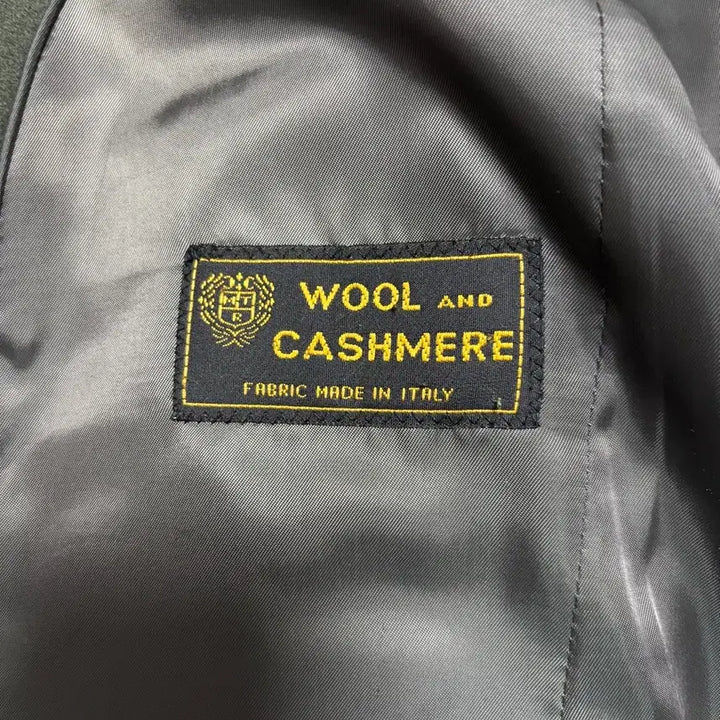 [BUNJANG] ANDZ Wool Cashmere Double Coat (Khaki/105) / 앤드지 울 캐시미어 더블 코트 (카키색/105)