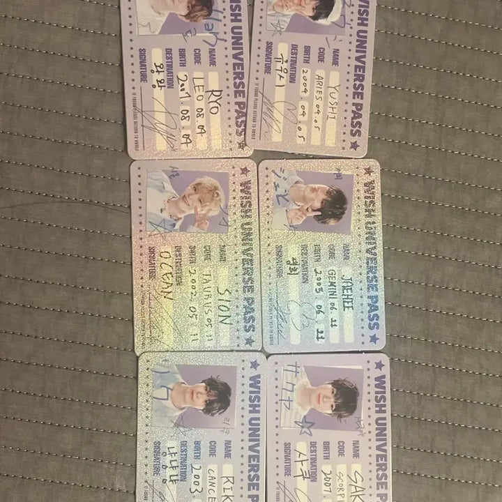 [BUNJANG] NCT WISH ID Card Bundle Set / 엔시티위시 아이디카드 일괄