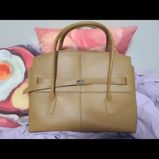 [BUNJANG] LABEL ARCHIVE Leather Tote Bag / 라벨아카이브 토트백