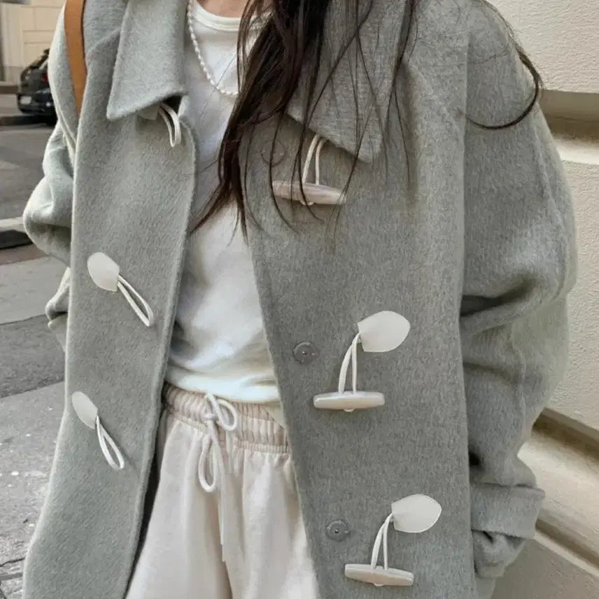 [BUNJANG] PYT Handmade Duffel Half Wool Coat / 미착용 새상품) 프영띵 pyt 핸드메이드 더플 하프울코트 판매