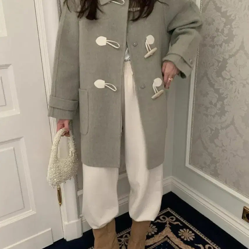 [BUNJANG] PYT Handmade Duffel Half Wool Coat / 미착용 새상품) 프영띵 pyt 핸드메이드 더플 하프울코트 판매