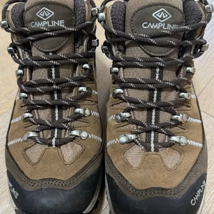[BUNJANG] Camp Line Gore-Tex Hiking Boots 235 Brown / 캠프라인 고어텍스 등산화 235 브라운