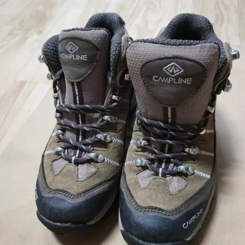 [BUNJANG] Camp Line Gore-Tex Hiking Boots 235 Brown / 캠프라인 고어텍스 등산화 235 브라운