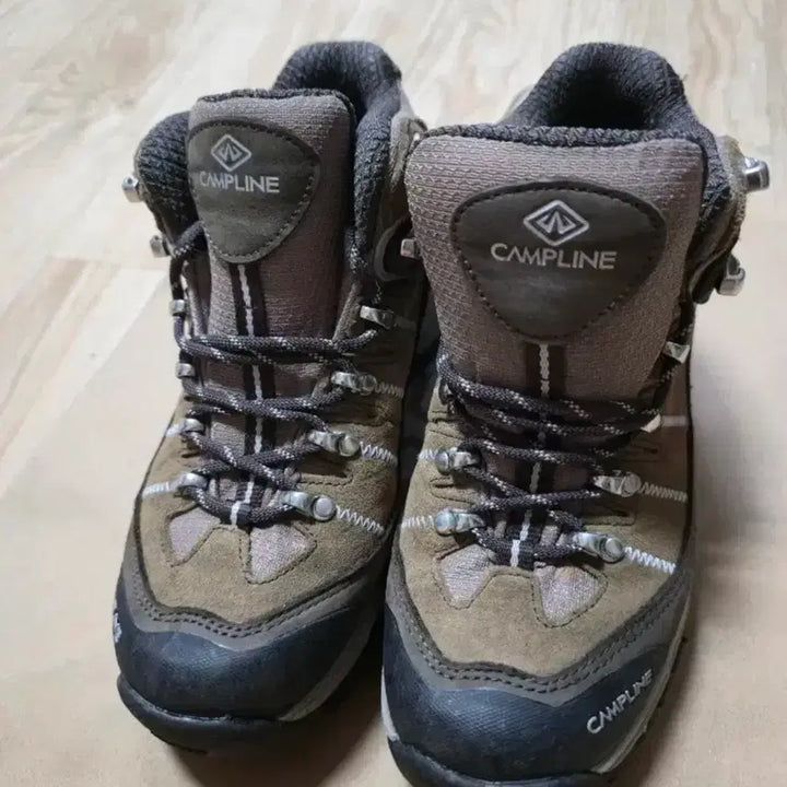 [BUNJANG] Camp Line Gore-Tex Hiking Boots 235 Brown / 캠프라인 고어텍스 등산화 235 브라운